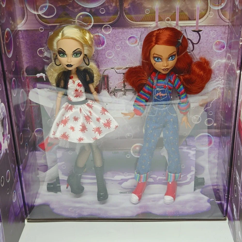 NEW Monster High Skullector Chucky and Tiffany Doll 2-Pack W/ Mattel Shipper Box